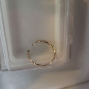 14k yellow gold nose ring